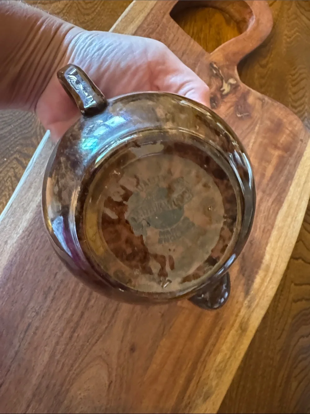 VTG Arthurwood Ceramic Teapot with Amber Glaze